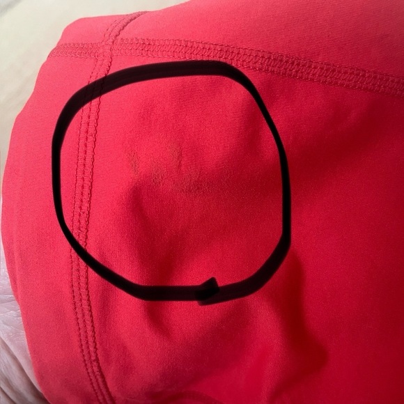 Lululemon Scoop Neck Tank Love Red Sz 6 Flawed *B15 - Picture 7 of 7